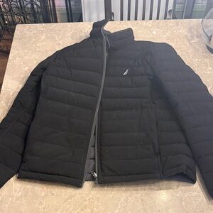 Nautica Men's Black Quilted Puffer Jacket